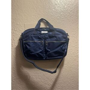 Bella Russo 17” Navy Laptop Bag NEW NO TAGS